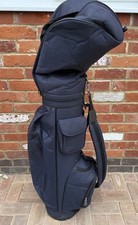 Blue Golf Cart Bag With Head Cover And Strap Aswell As Having 14 Way Divider 