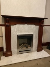 Wooden Mantlepiece Fireplace