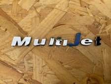 Multijet Chrome Decals Salvaged From A Fiat Panda 2008.