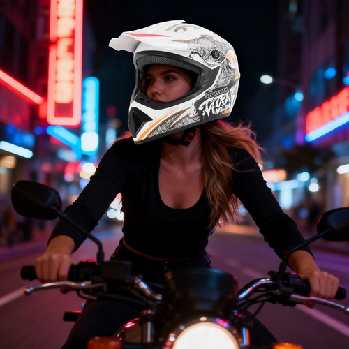 Motorcycle helmet set with - motorcycle,