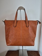 Next Brown Faux Leather Tote