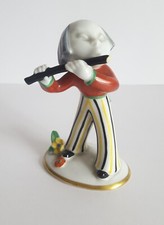 Porcelain figurine flute