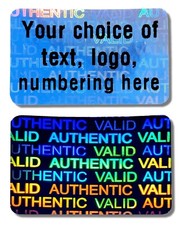 Large CUSTOM PRINTED Security