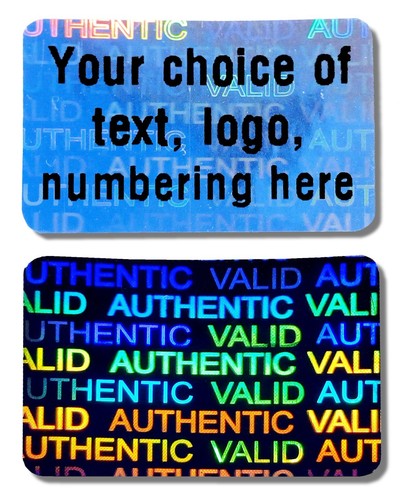 Large custom printed security - large,