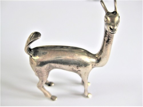 Ornamental figure llama - llama, silver