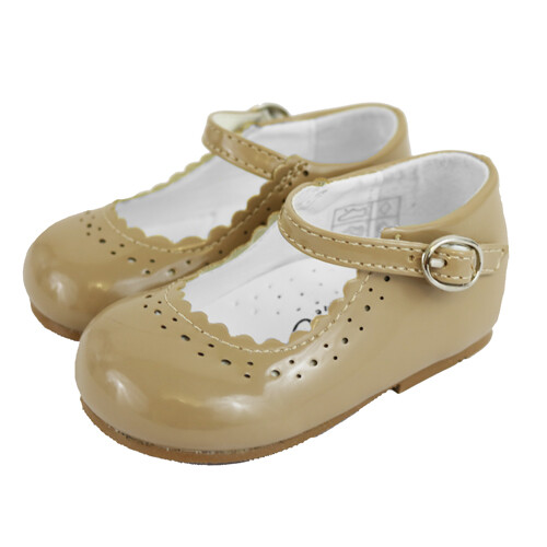 Baby girl camel shoes - baby,
