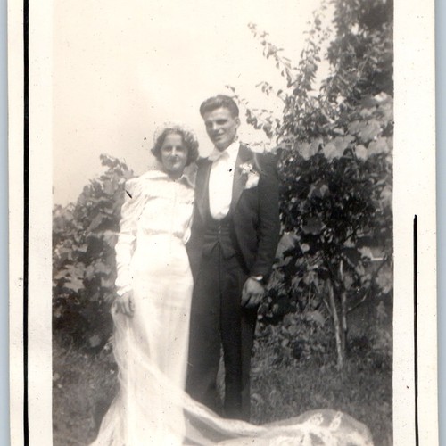 1938 wedding couple bride - 1938,