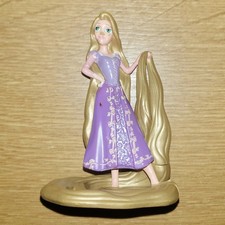 DISNEY PRINCESS RAPUNZEL TANGLED LONG HAIR, PURPLE DRESS PVC FIGURE/CAKE TOPPER