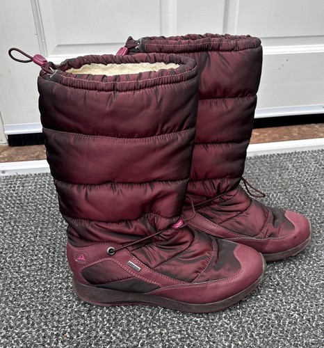 Ladies clarks goretex burgandy - goretex,