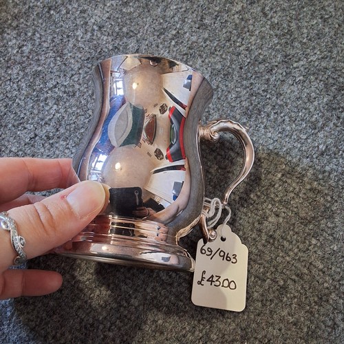 Brand new silver plated - brand, cup