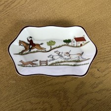 Vintage Coalport Hunting Scene