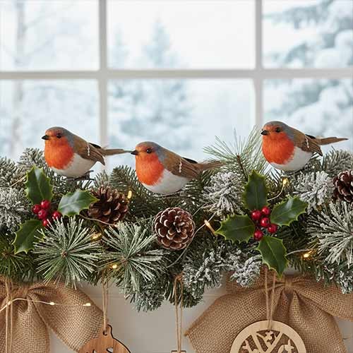 Traditional robin christmas - robin,