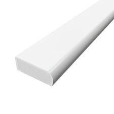 30mm Plastic Edging Trim Cloaking Fillet PVC Bathroom Window Door Edge Bead - 1m