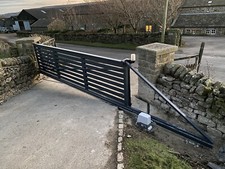 electric sliding gate, swing