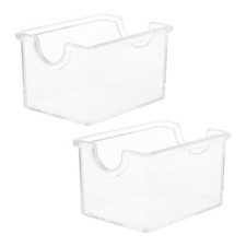 2 Pcs Tea Bag Storage Box Tin
