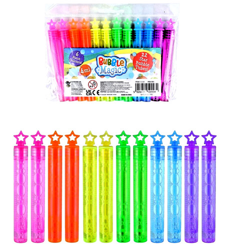 Neon bubble tubes star - bubble,