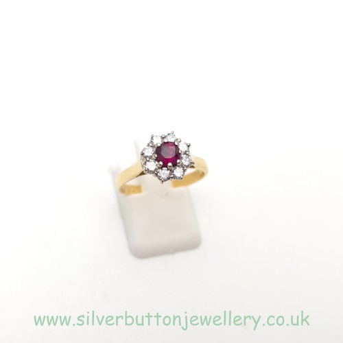 18ct yellow gold vintage round - gold,
