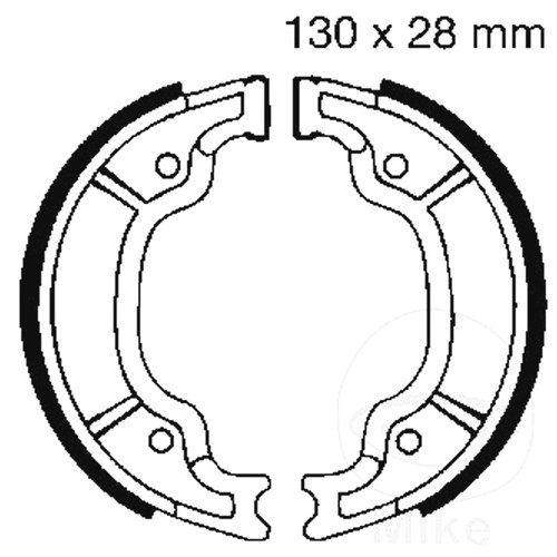 Ebc brake shoes - brake, springs
