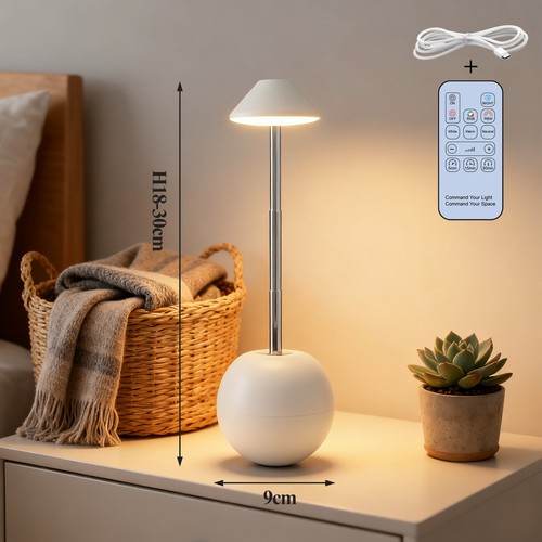 Modern led table lamp - lamp, usb