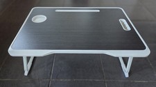 Foldable Laptop Bed Desk – Portable Notebook Tray Table with Storage Drawer