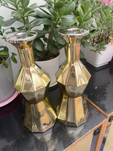 Ikea gold candle - ikea, holders