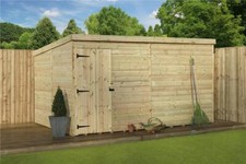 Empire 1000 pent garden - garden, shed
