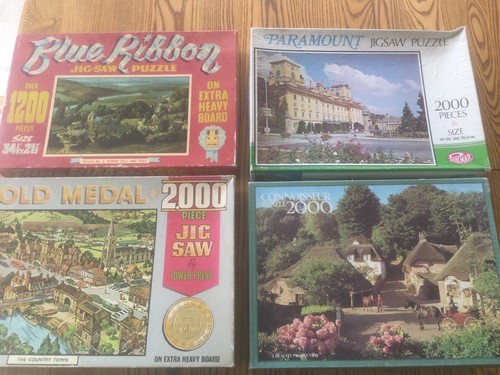 Job lot vintage jigsaws - vintage,
