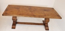 Oak Refectory Table Trestle