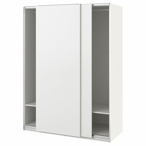 Pax hasvik wardrobe white - wardrobe,