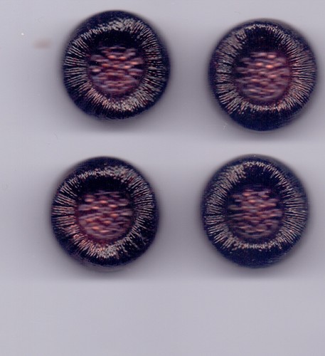 Vintage glass buttons - 4,