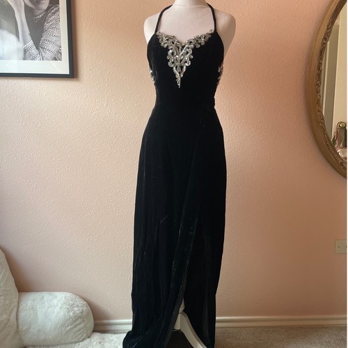 Vintage 80s 90s black - /, velvet