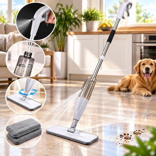 Spray mop microfibre floor - mop,