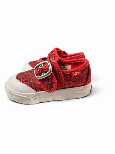 Vans red glitter mary - vans, jane