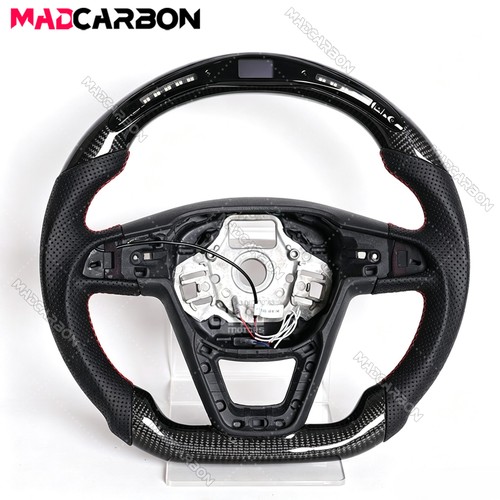 Real carbon fiber led steering - fiber,