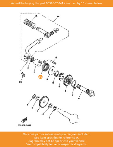 Yamaha spring torsion - spring,,