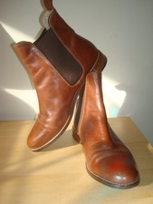 JOULES Westbourne Tan Leather Chelsea Boots UK 6 EU 39