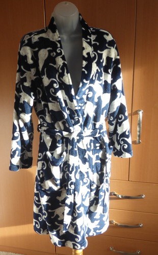 Navy blue mix leopard big - blue,