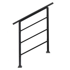 Garden Handrail Adjustable Iron Stairs Safety Railing suitable For 1-3 Steps UK