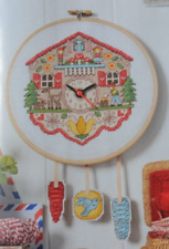 Cross Stitch Chart Only - Traditional Style European Cuckoo Clock Or Sampler