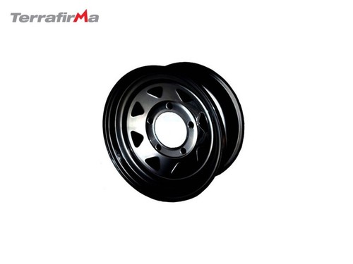 Terrafirma black spoke steel - black,