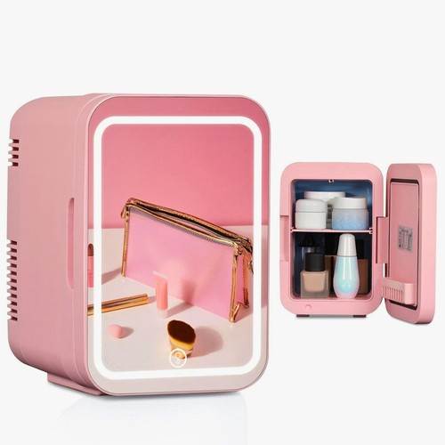 Mini fridge with led mirror - fridge,