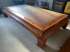 chinese opium bed, coffee