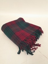 Vintage 100% Wool Highland Home Industries Tartan Blanket Throw Pre-Loved