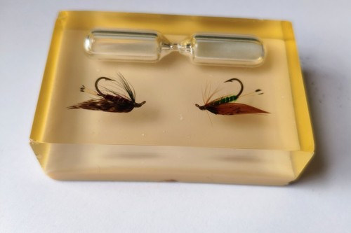 Fishing fly lucite - fly, vintage