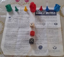 Waddingtons Game Of Dracula Board Game Pieces Only, No Board Or Box.