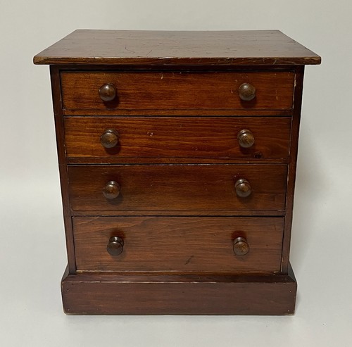 Antique stained pine tabletop - antique,