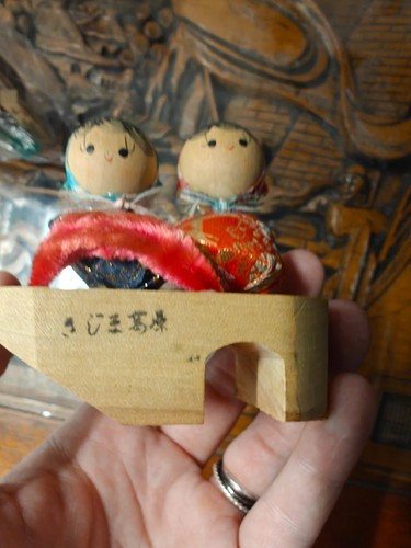 Japanese wooden kokeshi dolls - japanese,