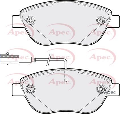 Apec front brake - apec, pad