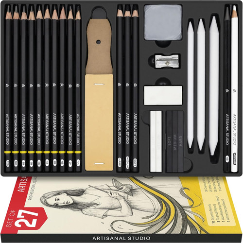 Sketching pencils set 27 - pencils,