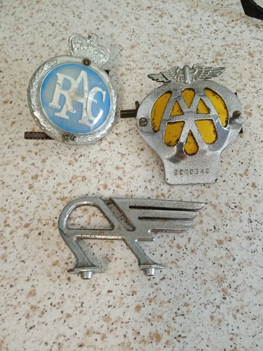 Vintage car badges and - car,